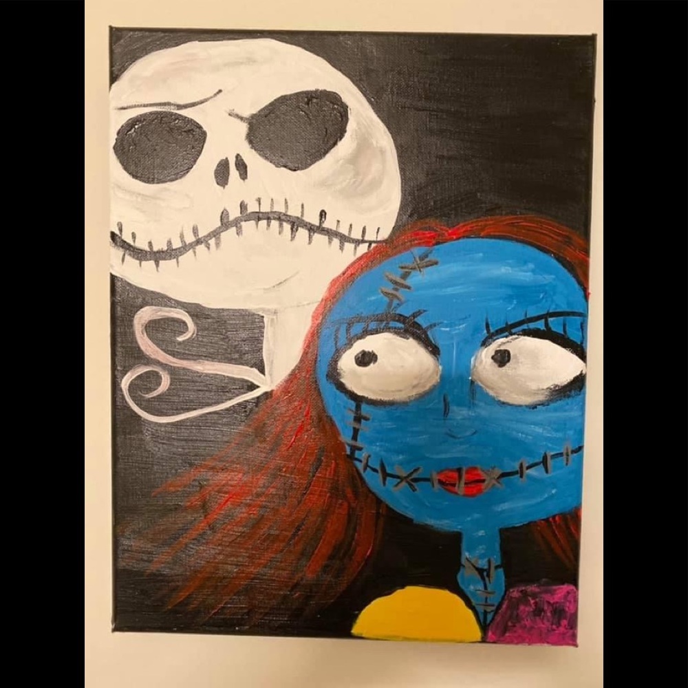 Jack and Sally painting